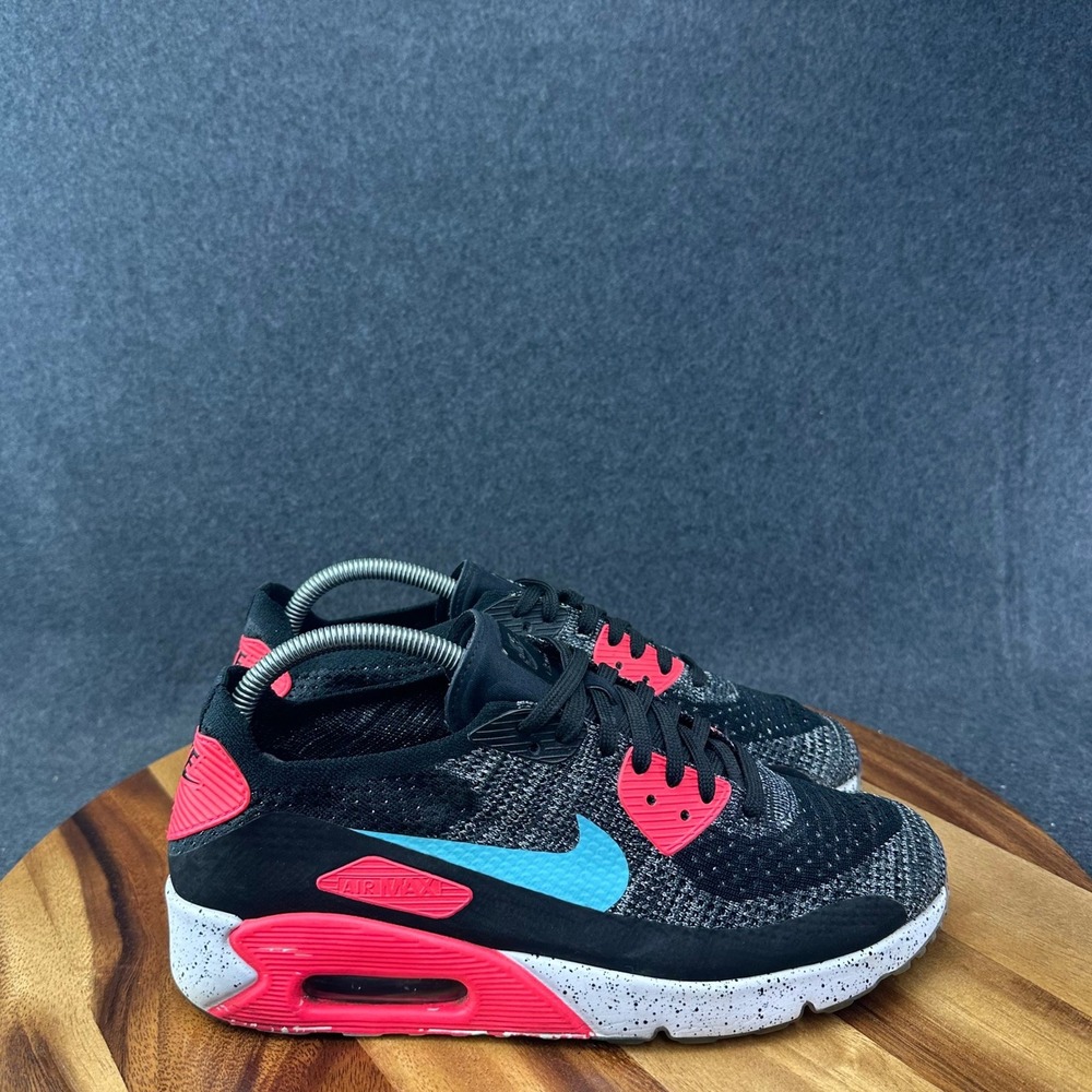 Nike Air Max 90 Ultra 2.0 Flyknit NikeID Mens 8.5 Black Infrared 914123-991
